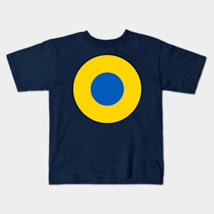 Ukraine Air Force Roundel Kids T-Shirt